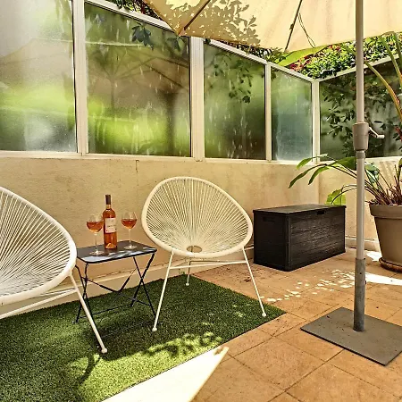 Apartment Nestor&jeeves - Berlioz Patio - - Residential Area - Patio 20m Nice