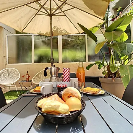Nestor&jeeves - Berlioz Patio - - Residential Area - Patio 20m Apartment *